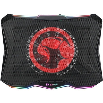 Marvo Scorpion FN-40 Atlas 40 USB Powered RGB Laptop Cooling Stand (Black)