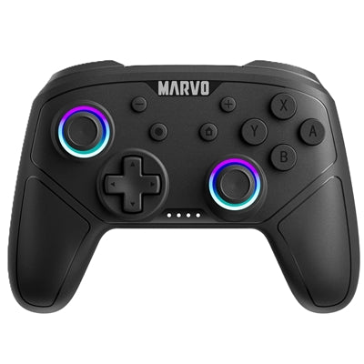 Marvo GT-80 Pact 60 Wireless Gaming Controller Compatible with PS3, PS4, Switch, PC and Mobile (Black)