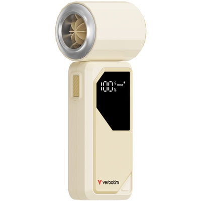 Verbatim (32341) Cool 'n' Go AirJet Handheld Fan - White/Silver