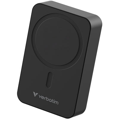 Verbatim Charge 'n' Go Power Bank Magnetic Wireless Charging 20000mAh Black