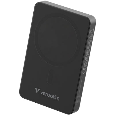 Verbatim Charge 'n' Go Essentials MagSafe Power Bank Wireless 10000mAh Black