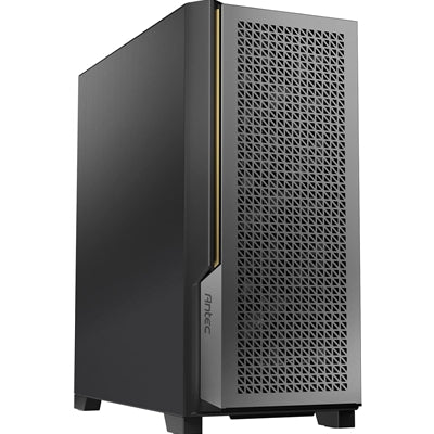 Antec P20CE Mid Tower Gaming Case, 1 x USB Type-C / 2 x USB 3.0, Tempered Glass Side Window Panel, Full-size Dust Filter, 3 x Pre-Installed PWM Fans, E-ATX, ATX, Micro-ATX, ITX Compatible
