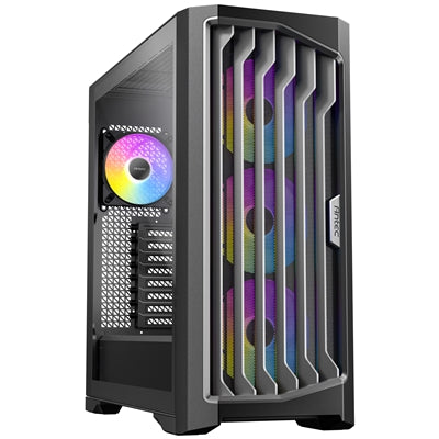 Antec Performance 1 FT ARGB Full Tower Tempered Glass PC Gaming Case - High-Airflow, E-ATX Compatible, with RGB Fans 3 x 140mm ARGB Fans, Tool-Free Access, Dual 360mm Radiator Support, and Superior Cable Management