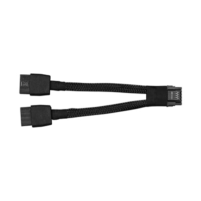 Replacement 12VHPWR 12+4Pin PCIe 5.0 to 2x8Pin (6+2P) Power Cable 10 cm Braided
