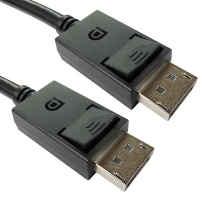 DisplayPort (M) to DisplayPort (M), DisplayPort 2.1, 1m, 8K60Hz Support, 2K240Hz (2560 x 1440) Support, UHBR10, 16k30Hz Support, 1080p Support 360Hz, Black