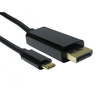 USB-C to DisplayPort 4K 60HZ 1 Meter Black Data Cable