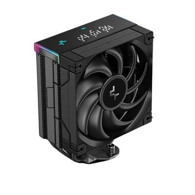 DeepCool AK400 Digital Pro CPU Air Cooler, ARGB Fan & Digital Display, 120mm PWM Fan, 4 Copper Heatpipes, Quiet Operation, Intel & AMD Compatible Black