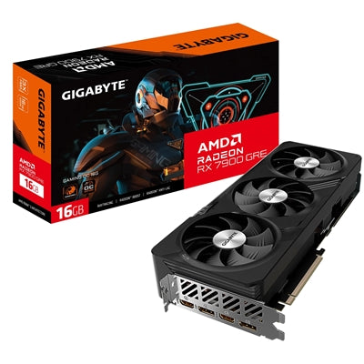 Gigabyte AMD Radeon RX 9070 GAMING OC 16GB GDDR6 Graphics Card, 3584 Streams, 2700 MHz Core Clock, Triple Fan, RGB, 2x DisplayPorts / 2x HDMI Ports