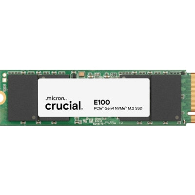 Crucial (CT1000E100SSD8) E100 1TB PCIe Gen4 NVMe M.2 SSD, Sequential Write 4,500 MB/s, Sequential Read 5,000 MB/s