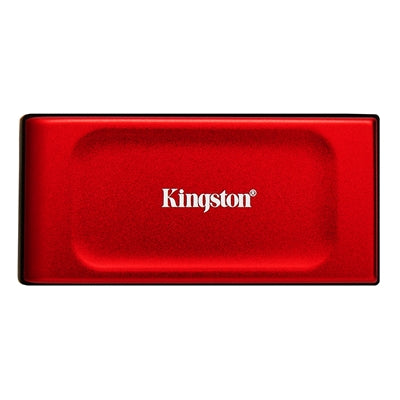 Kingston XS1000 Red (SXS1000R/1000G) 1TB Portable External SSD, Read 1050MB/s, Write 1000MB/s, USB 3.2 Gen 2, 5 Year Warranty