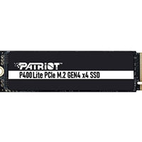 Patriot P400 Lite (P400LP1KGM28H) 1TB PCIe Gen4 x4. M.2 2280 SSD, Read/write speeds up to 3,500MB/s, 2,700MB/s, 5 Year Warranty