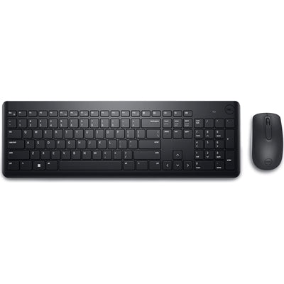 Dell KM3322W-R Wireless Keyboard and Mouse Set for Windows, 2.4GHz Wireless, QWERTY UK English Layout, Black