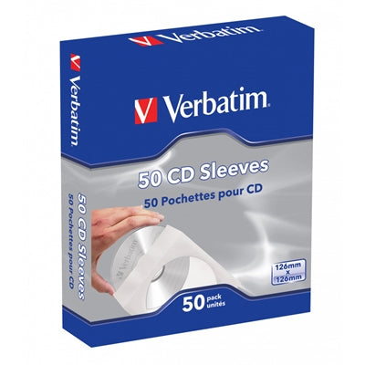 Verbatim CD-DVD Paper Sleeves 50-Pack