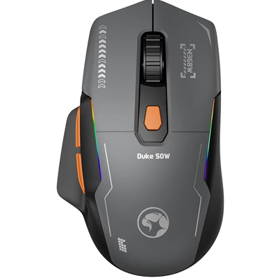Marvo Duke 50 M368W Wireless Gaming Mouse, Tri-Mode Connectivity USB, 2.4GHz & Bluetooth, 6 DPI levels (800 - 12800), 1000Hz Polling Rate, 13 Mode RGB Backlighting, 79g