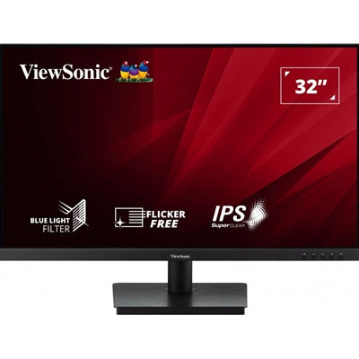 Viewsonic VA3209-MH 32 Inch IPS Frameless Monitor, 75Hz, 4ms, VGA, HDMI, HD, Full HD 1080p, Built-In Speakers, VESA