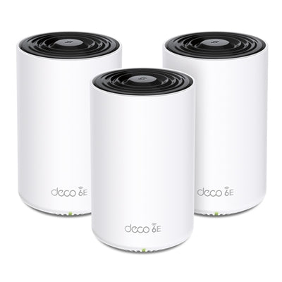 TP-Link Deco XE75(3-pack) AXE5400 Whole Home Mesh Wi-Fi 6E System(Tri-Band), 3 pack