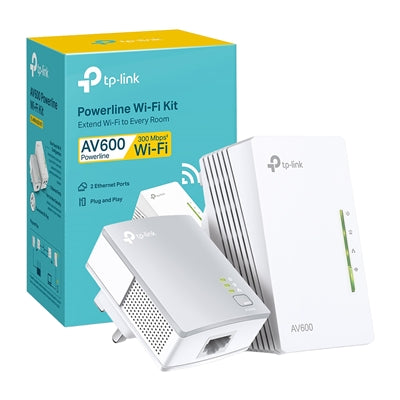 TP-Link TL-WPA4220 KIT AV600 Powerline Wi-Fi Booster 2 LAN, KIT