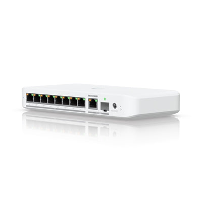Ubiquiti USW-FLEX-2.5G-8-POE UniFi Flex 2.5G Ultra Compact 8 Port POE/USB-C Powered POE++ Managed Switch