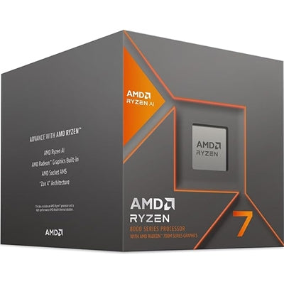 AMD Ryzen 7 8700G 8 Core AM5 Processor 4.2GHz up to 5.1GHz Boost, 24MB Cache, 65W, Radeon 780MGraphics