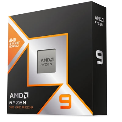 AMD Ryzen 9 9950X3D 16 Core AM5 Processor with Radeon Graphics, 4.3GHz up to 5.7GHz Boost, 144MB Cache, 170W, No Fan, Radeon Graphics