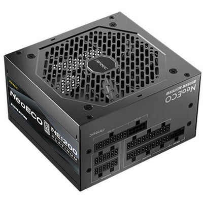 Antec NE1200 Platinum NeoEco 1200W Fully -Modular ATX 3.1 Power Supply, PCIe 5.1 Ready with 12V 2x6 Connector, 80 Plus Platinum Certified, 120mm FDB Silent Fan, 10-Year Warranty