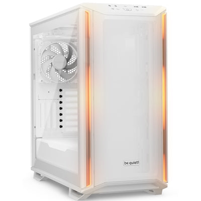 be quiet! Dark Base 701 Full Tower Gaming PC Case, White, 3 x Silent Wings 4 Fans, ARGB with Controller