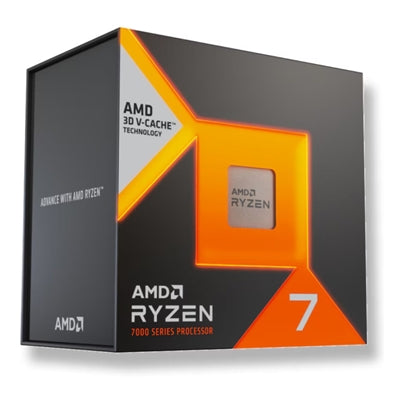 AMD Ryzen 7 7700X3D 8 Core AM5 Processor, 16 Threads, 4GHz up to 4.5GHz Boost, 8MB Cache, 120W, with AMD Radeon Graphics