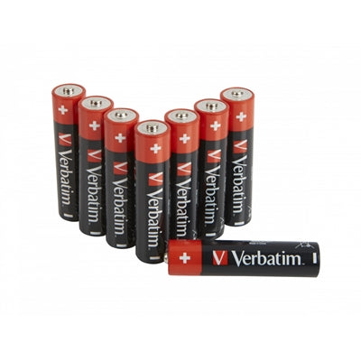 Verbatim AAA Battery Alkaline 8 Pack (Hangcard)