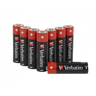 Verbatim AA Battery Alkaline 8 Pack (Hangcard)