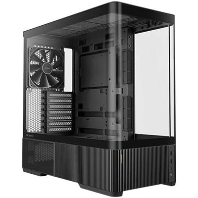 Antec Constellation C6 Air Mid Tower Gaming Case, 1 x USB Type-C / 2 x USB 3.0, Curved Tempered Glass Front and Side Window Panel, Multi-Directional Air Intake, 3 x Pre-Installed PWM Fans, ATX, Micro-ATX, ITX Compatible