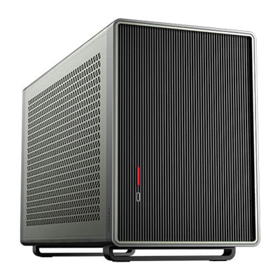 Antec Performance 1M Aventurine Mini-ITX Gaming Case, 1 x USB Type-C, Perforated Panel Design for Optimal Airflow  0 x Pre-Installed Fans,  SFX-L & SFX only, ITX Compatible