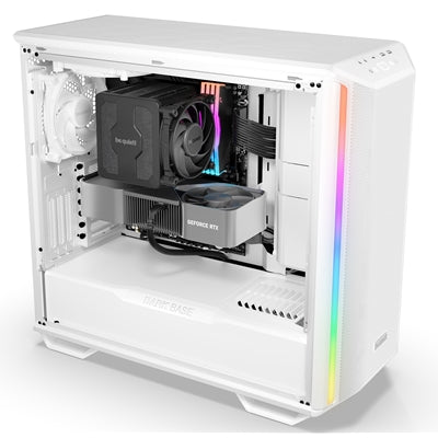 be quiet! Dark Base 701 Full Tower Gaming PC Case, White, 3 x Silent Wings 4 Fans, ARGB with Controller