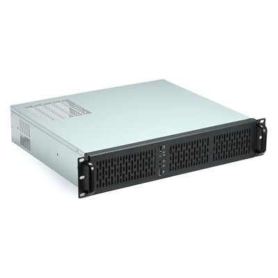 Codegen 2U400 Rackmount Server Case, 1 x USB 3.0  / 1 x USB 2.0, 380 MM Deep, 3 x 80 mm PWM Hydraulic Bearing, Micro ATX, Mini ITX Compatible