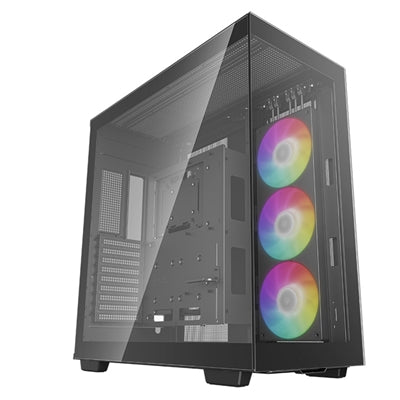 DeepCool CH780, Black, Full Tower Gaming Case, Tempered Glass, 1x 420mm ARGB Side fan, Mini-ITX / M-ATX / ATX / E-ATX