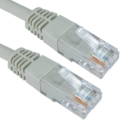 RJ45 (M) to RJ45 (M) CAT6 5m Grey OEM Moulded Boot Copper UTP Network Cable