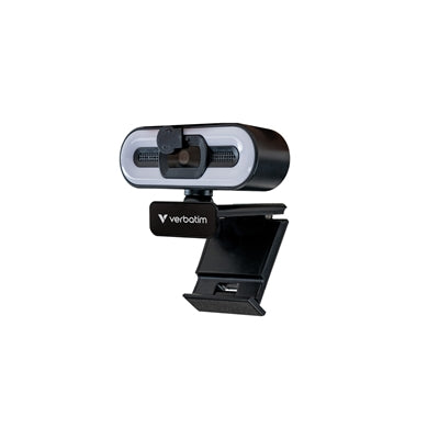 Verbatim AWC-02 Full HD 1080p Autofocus Webcam with Microphone and Light
