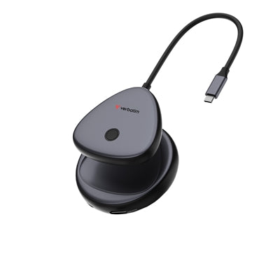 Verbatim (32147) Share My Screen USB-C Wireless Display Adapter 4K With Hub, Extra USB-A Port For Other Essential Devices