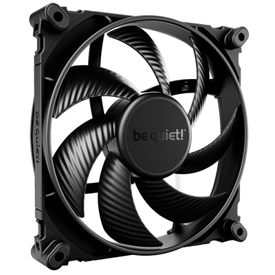 be quiet! Silent Wings 4 PWM High Speed Black Fan, 140mm, 1900RPM, 4-Pin PWM Fan Connector, Black Frame, Black Blades, Optimized Fan Blades for High End Performance, 2 Mounting Options