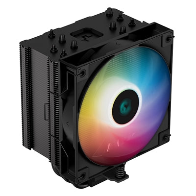 DeepCool AG500 BK ARGB Fan CPU Cooler, Universal Socket, Fine-Tuned 120mm PWM Addressable RGB Fan, 1850RPM, 5 Heat Pipes, 240W Heat Dissipation Power, Unique Matrix Fin Design, Intel LGA 1700 Bracket Included