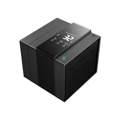 DeepCool Assassin IV VC Vision Dual-Fan CPU Air Cooler with 140mm & 120mm Fans, Vapour Chamber Base, Digital Display for Real-Time Monitoring, Intel & AMD Compatible