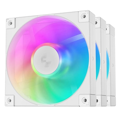 DeepCool FD12 120mm ARGB 3 in 1 case fan White