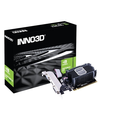 Inno3D NVIDIA GeForce GT 730 2GB SDDR3 LP Graphics Card, 2GB SDDR3, 384 CUDA Cores, 902 MHz Base Clock, Passive Cooling, 1x DVI-D / 1x HDMI Port / 1x VGA