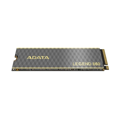 Adata Legend 860 (SLEG-860-2000GCS) 2TB NVMe SSD, PCIe Gen4, M.2 Interface, 2280, Read 6000 MB/s, Write 5000 MB/s, Heatsink 5 Year Warranty