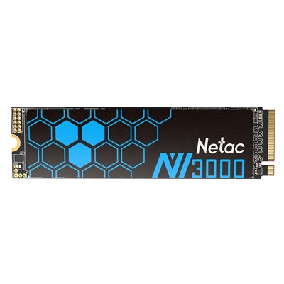 NETAC NV3000 (NT01NV3000-250-E4X) 250GB NVMe M.2 Interface, PCIe x3, 2280 Length, Read 3100MB/s, Write 1400MB/s, 5 Year Warranty