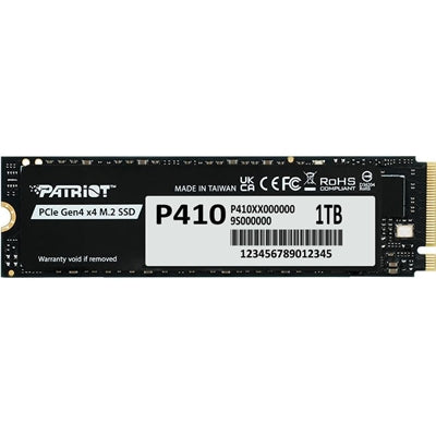 Patriot P410 (P410P1TBM28H) 1TB PCIe Gen4 x4 M.2 SSD ,  Read 5000MB/s, Write 4500MB/s, 5 Year Limited Warranty