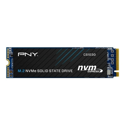 PNY (M280CS1030-500-RB) CS1030 M.2 NVMe 500GB SSD, PCIe Gen3 x4, Sequential Read of up to 2,000 MB/s and Write of up to 1,100 MB/s