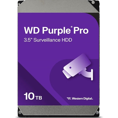 WD WD102PURP Purple Pro 10TB SATA Smart Video  Hard Drive, 7200RPM, Transfer Rate up to 272MB/s, 512MB Cache