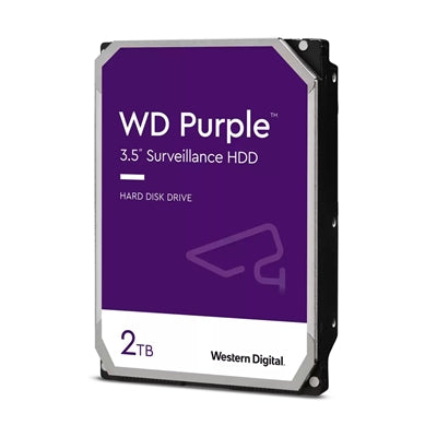 WD Purple WD23PURZ 2TB 3.5" 5400RPM 64MB Cache SATA III Surveillance Internal Hard Drive