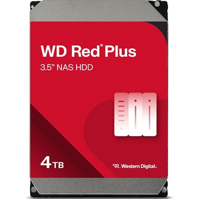 WD Red Plus WD40EFPX 4TB 3.5" 256MB Cache SATA III NAS Internal Hard Drive