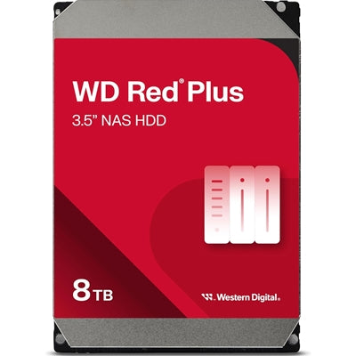 WD Red Plus WD80EFPX 8TB 3.5" 256MB Cache SATA III NAS Internal Hard Drive